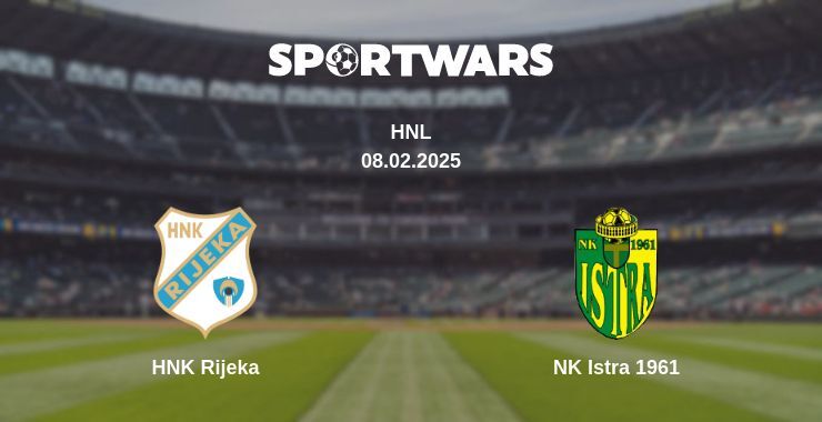 HNK Rijeka — NK Istra 1961 watch online broadcast, 08.02.2025