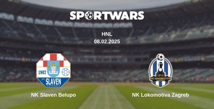 NK Slaven Belupo — NK Lokomotiva Zagreb watch online broadcast, 08.02.2025