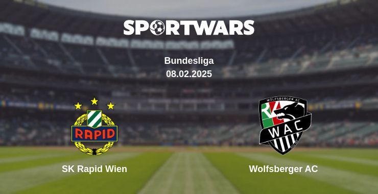 SK Rapid Wien — Wolfsberger AC watch online broadcast, 08.02.2025