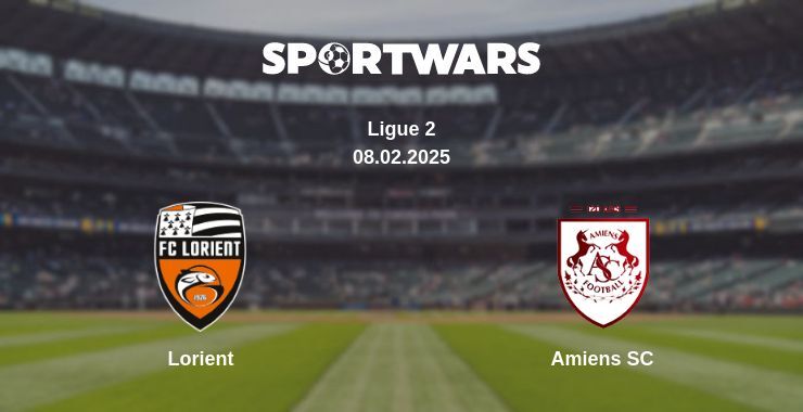 Lorient — Amiens SC watch online for free 08.02.2025