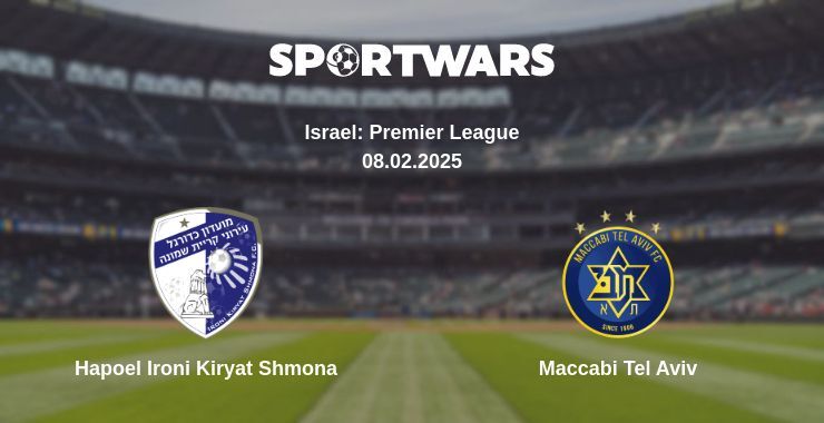 Hapoel Ironi Kiryat Shmona — Maccabi Tel Aviv watch online broadcast, 08.02.2025