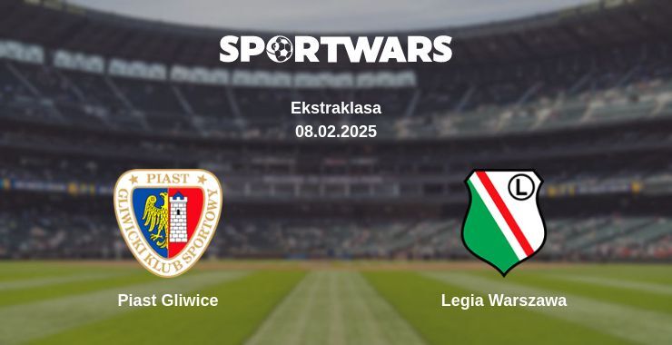 Piast Gliwice — Legia Warszawa watch online broadcast, 08.02.2025