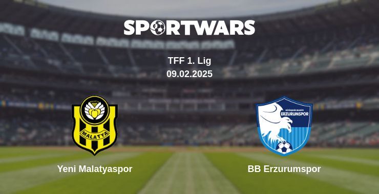 Yeni Malatyaspor — BB Erzurumspor watch online for free 09.02.2025