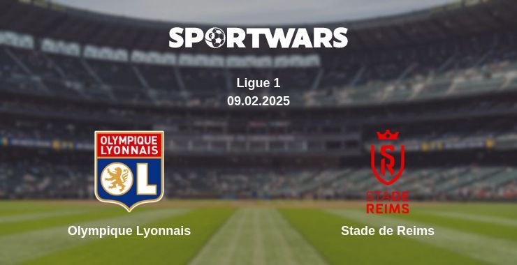 Olympique Lyonnais — Stade de Reims watch online broadcast, 09.02.2025