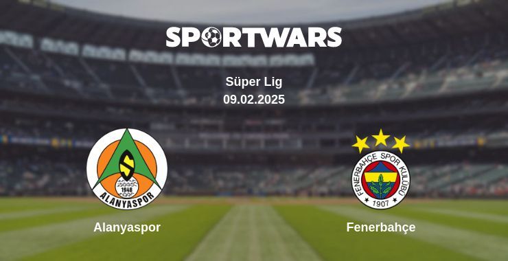 Alanyaspor — Fenerbahçe watch online for free 09.02.2025