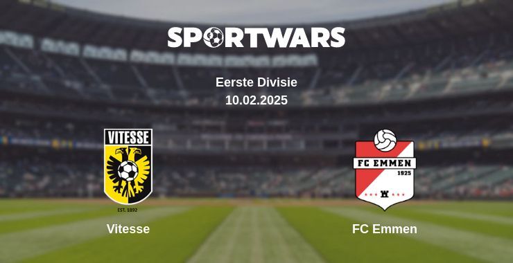 Vitesse — FC Emmen watch online for free 10.02.2025