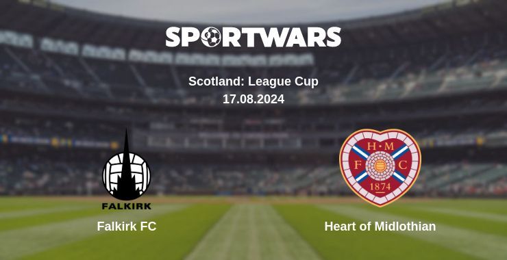 Result of the Falkirk FC — Heart of Midlothian match, 17.08.2024