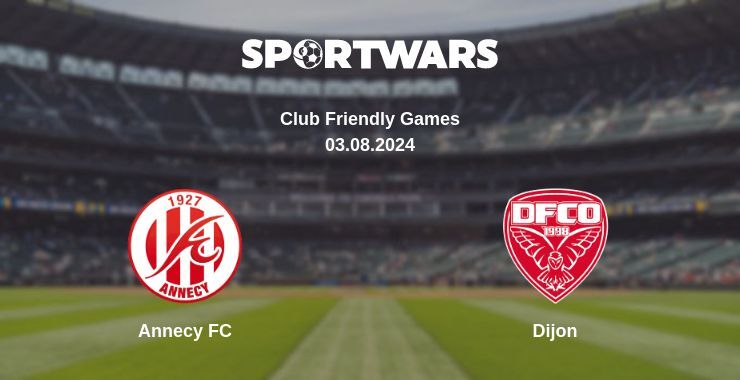 Annecy FC — Dijon watch online for free 03.08.2024