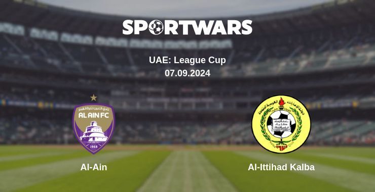 Result of the Al-Ain — Al-Ittihad Kalba match, 07.09.2024