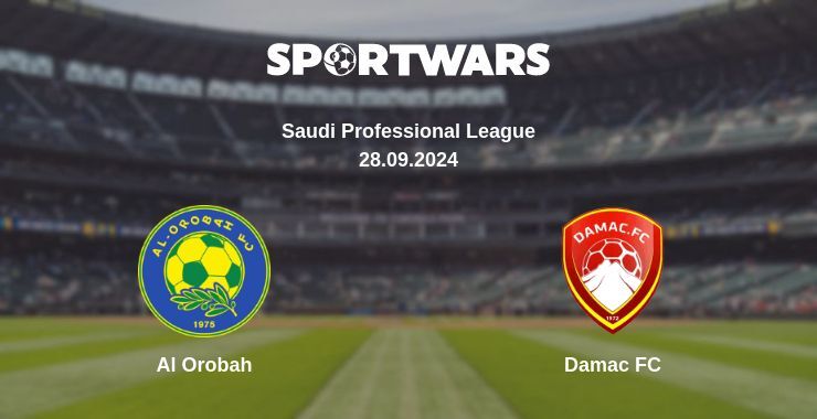 Al Orobah — Damac FC watch online for free 28.09.2024