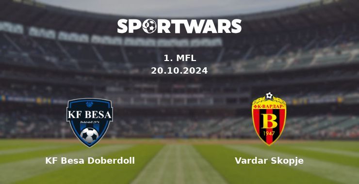 KF Besa Doberdoll — Vardar Skopje watch online for free 20.10.2024