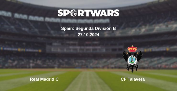 Real Madrid C — CF Talavera watch online for free 27.10.2024