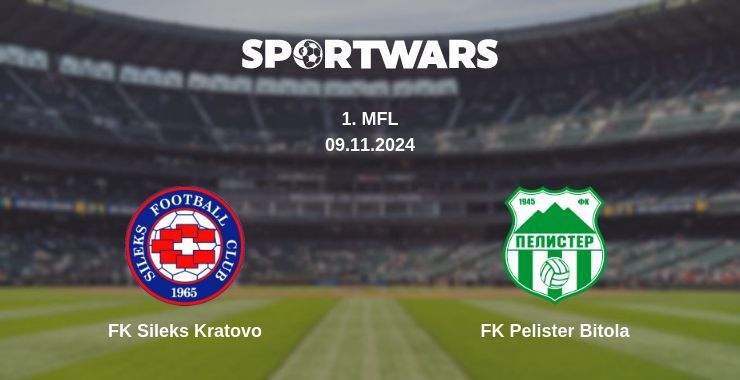 Result of the FK Sileks Kratovo — FK Pelister Bitola match, 09.11.2024