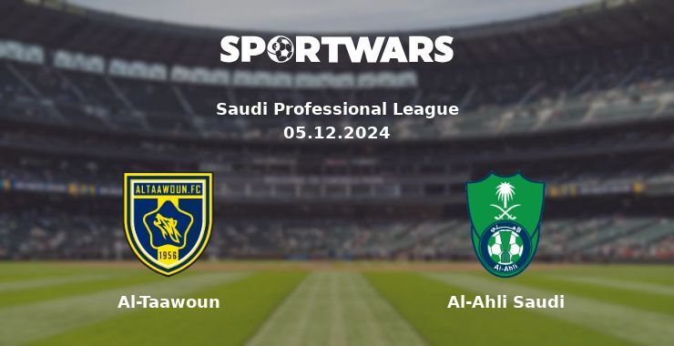 Al-Taawoun — Al-Ahli Saudi watch online for free 07.12.2024