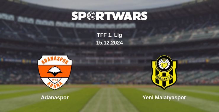 Adanaspor — Yeni Malatyaspor watch online for free 15.12.2024