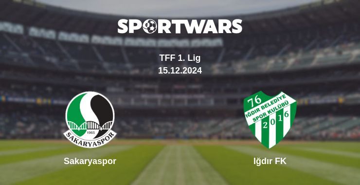 Sakaryaspor — Iğdır FK watch online for free 15.12.2024