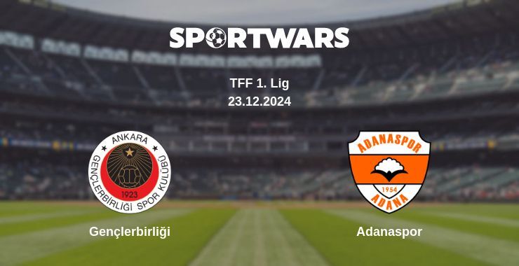 Gençlerbirliği — Adanaspor watch online broadcast, 23.12.2024