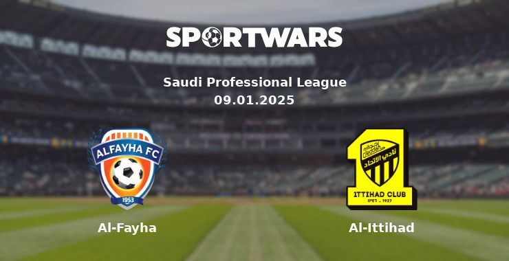 Al-Fayha — Al-Ittihad watch online for free 09.01.2025