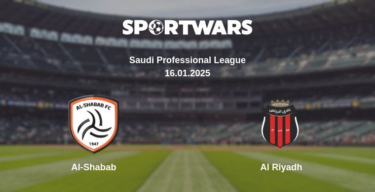 Al-Shabab — Al Riyadh watch online for free 16.01.2025