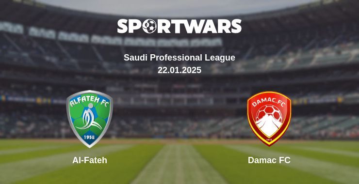 Al-Fateh — Damac FC watch online for free 22.01.2025