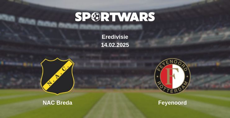 NAC Breda — Feyenoord watch online broadcast, 14.02.2025