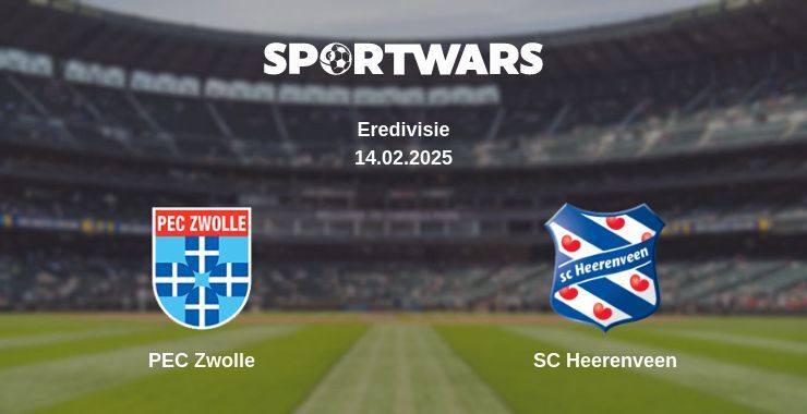 PEC Zwolle — SC Heerenveen watch online broadcast, 14.02.2025