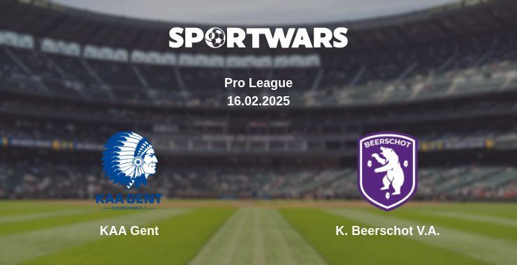 KAA Gent — K. Beerschot V.A. watch online broadcast, 16.02.2025