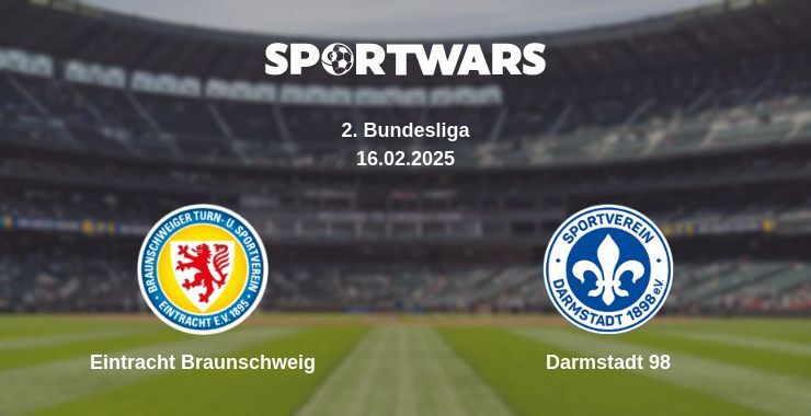 Eintracht Braunschweig — Darmstadt 98 watch online broadcast, 16.02.2025