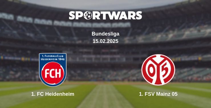 1. FC Heidenheim — 1. FSV Mainz 05 watch online broadcast, 15.02.2025