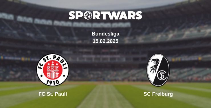 FC St. Pauli — SC Freiburg watch online broadcast, 15.02.2025