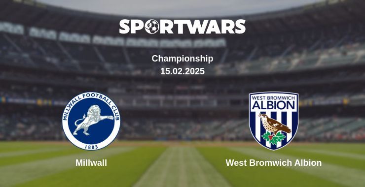 Millwall — West Bromwich Albion watch online for free 15.02.2025