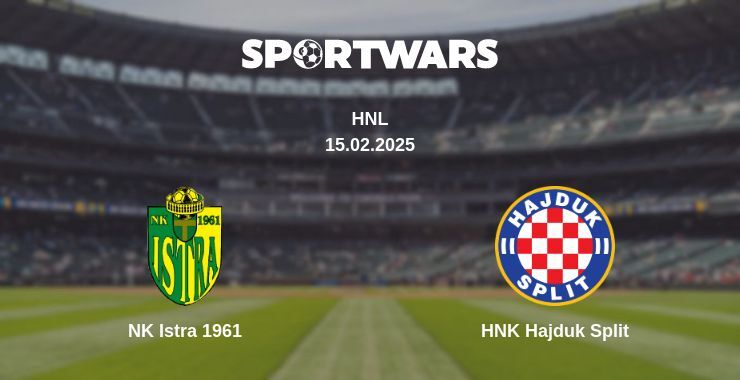 NK Istra 1961 — HNK Hajduk Split watch online broadcast, 15.02.2025