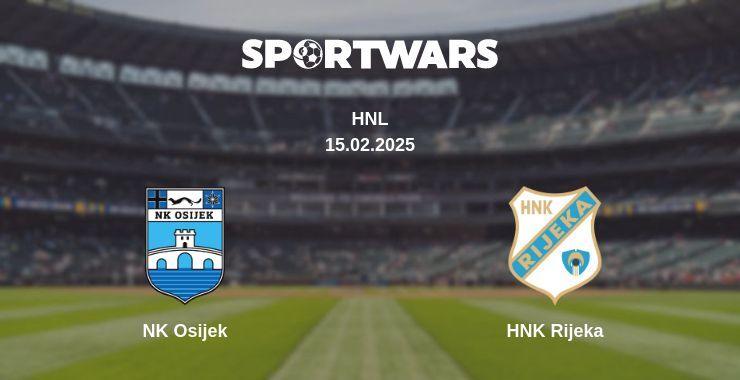 NK Osijek — HNK Rijeka watch online broadcast, 15.02.2025