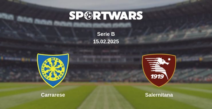 Carrarese — Salernitana watch online broadcast, 15.02.2025