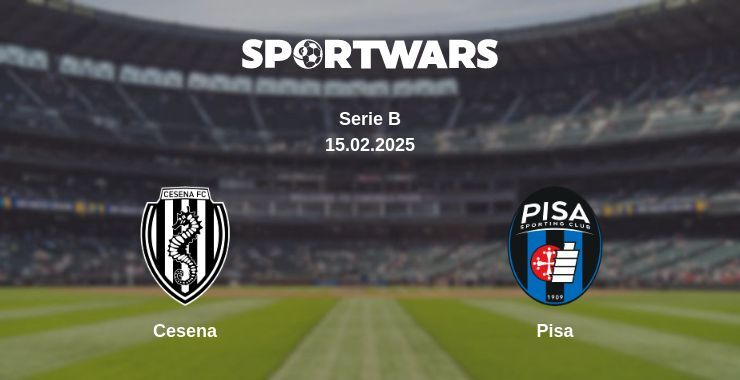 Cesena — Pisa watch online broadcast, 15.02.2025