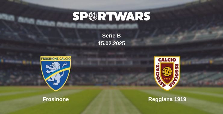 Frosinone — Reggiana 1919 watch online broadcast, 15.02.2025