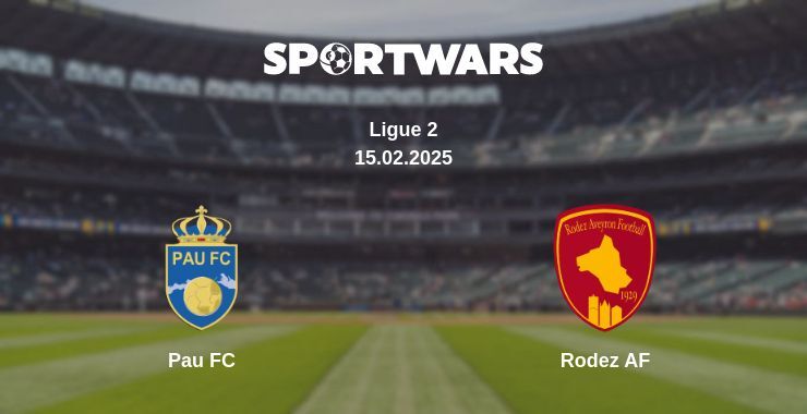 Pau FC — Rodez AF watch online broadcast, 15.02.2025