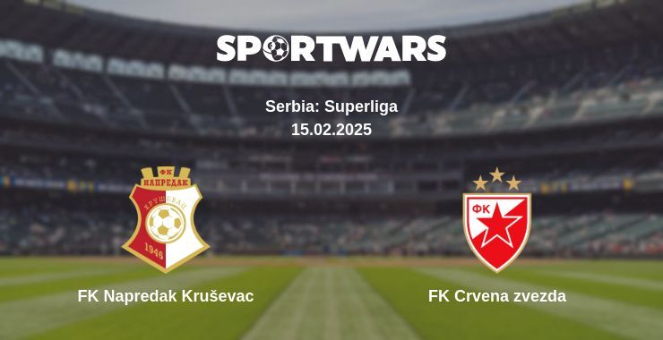 FK Napredak Kruševac — FK Crvena zvezda watch online for free 15.02.2025