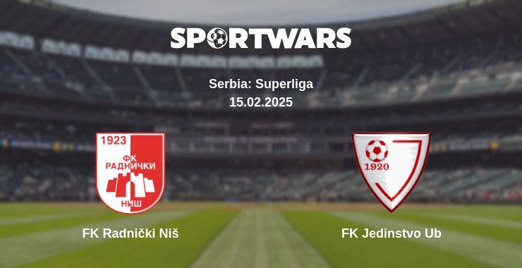 FK Radnički Niš — FK Jedinstvo Ub watch online for free 15.02.2025