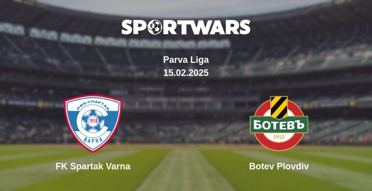 FK Spartak Varna — Botev Plovdiv watch online broadcast, 15.02.2025