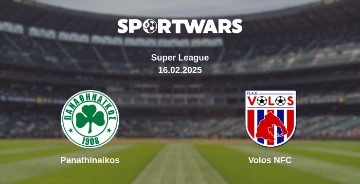 Panathinaikos — Volos NFC watch online broadcast, 16.02.2025