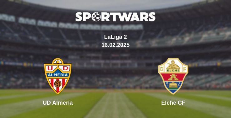 UD Almería — Elche CF watch online broadcast, 16.02.2025