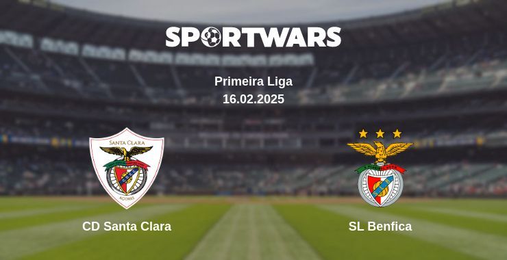 CD Santa Clara — SL Benfica watch online broadcast, 16.02.2025