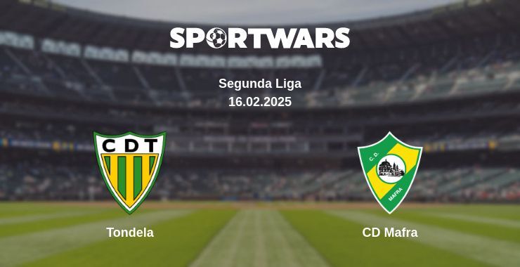 Tondela — CD Mafra watch online for free 16.02.2025