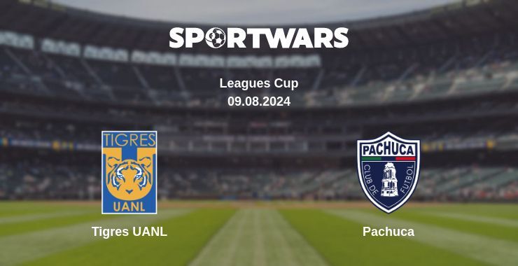 Result of the Tigres UANL — Pachuca match, 09.08.2024