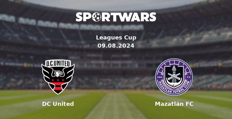 DC United — Mazatlán FC watch online for free 09.08.2024