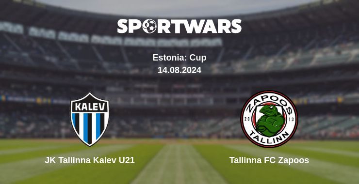 Result of the JK Tallinna Kalev U21 — Tallinna FC Zapoos match, 14.08.2024