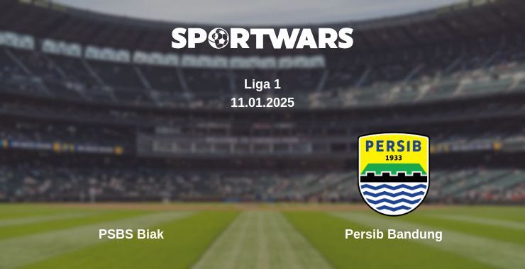 PSBS Biak — Persib Bandung watch online broadcast, 11.01.2025