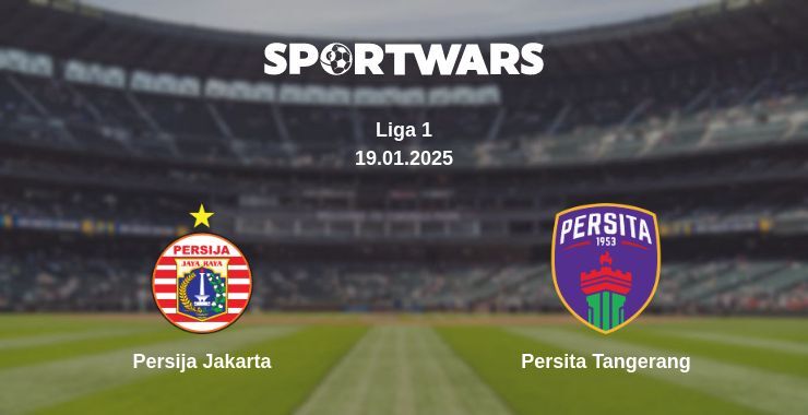 Persija Jakarta — Persita Tangerang watch online broadcast, 19.01.2025