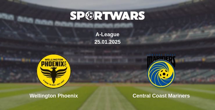 Wellington Phoenix — Central Coast Mariners watch online broadcast, 25.01.2025